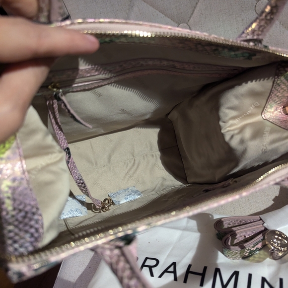 Brahmin Blush Belladonna Caroline Satchel - Picture 12 of 12